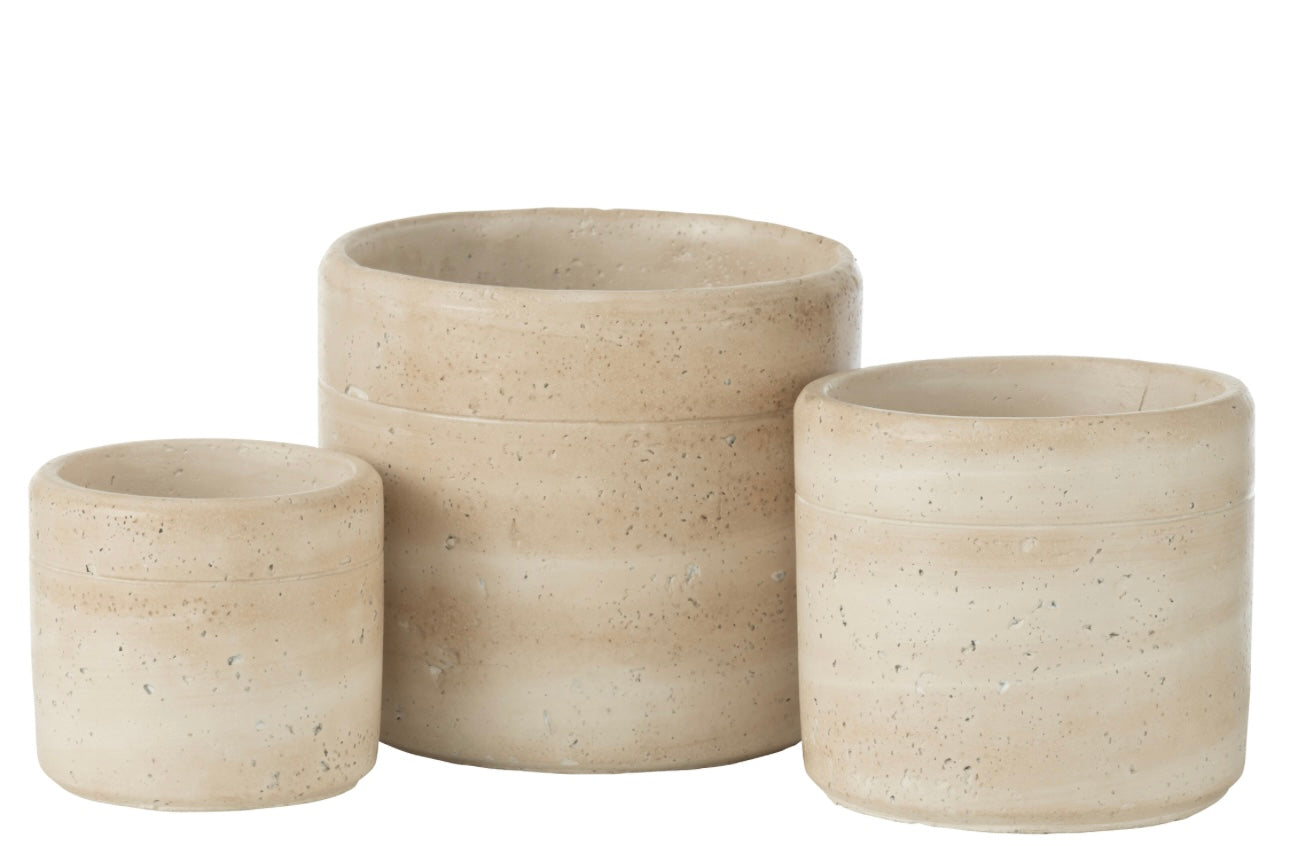 Terra flower pots