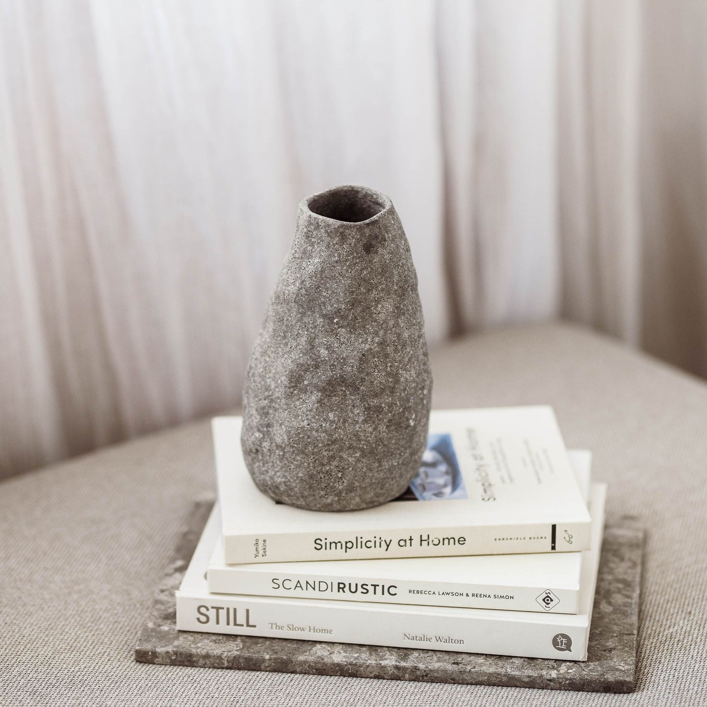 Grotta vase - Anthracite
