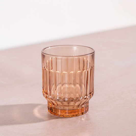 Tone glass brown - set of 4