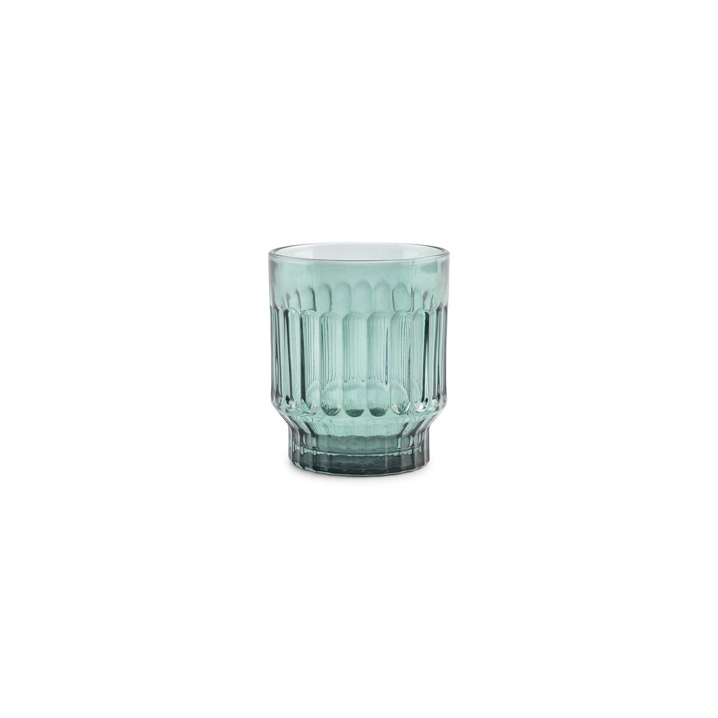 Tone glass green/blue - set of 4