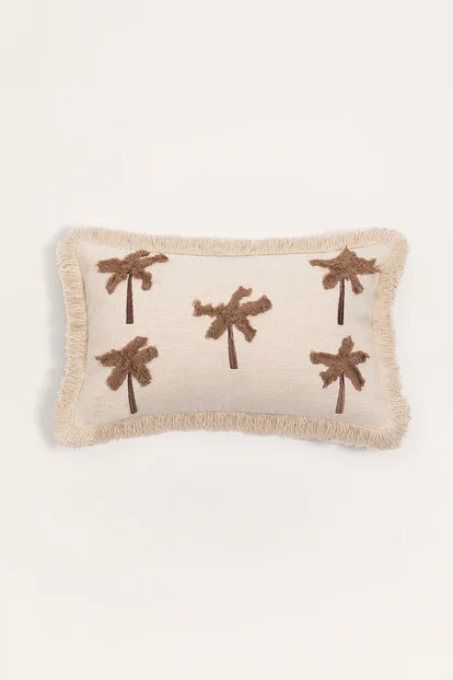 The palm tree rectangular cushion