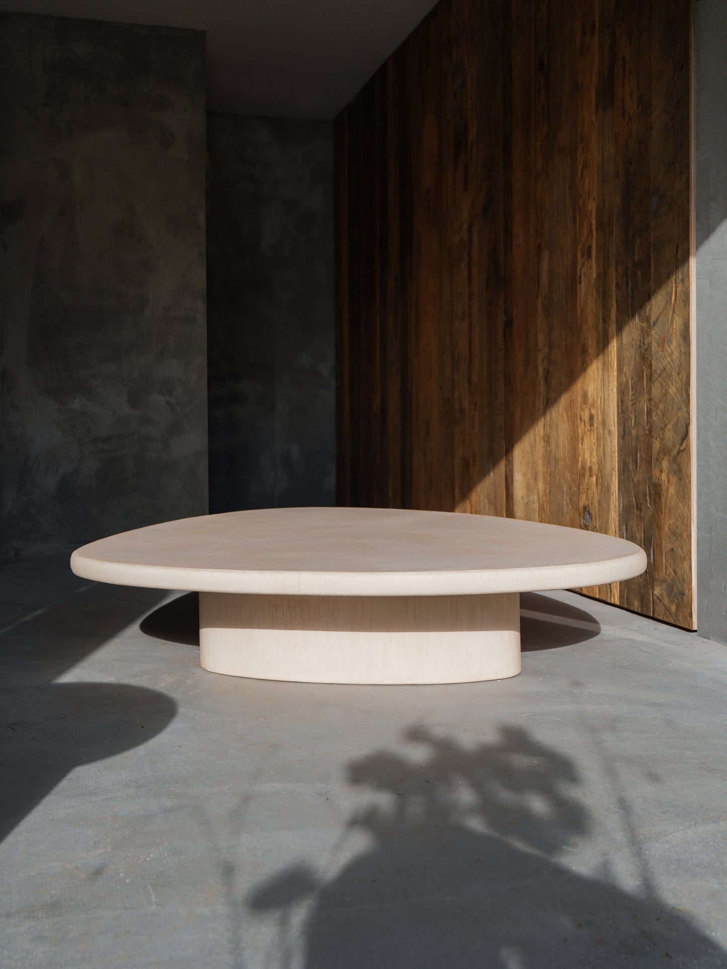 Boulder shaped side table