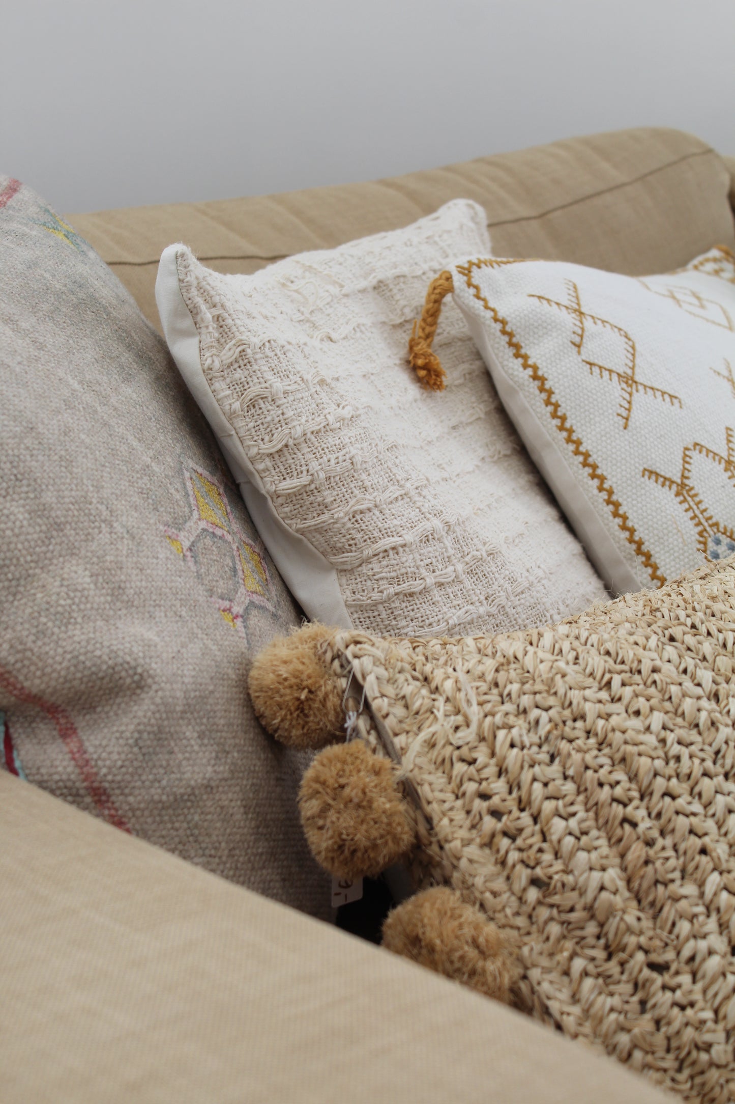 Touch of gold cushion square