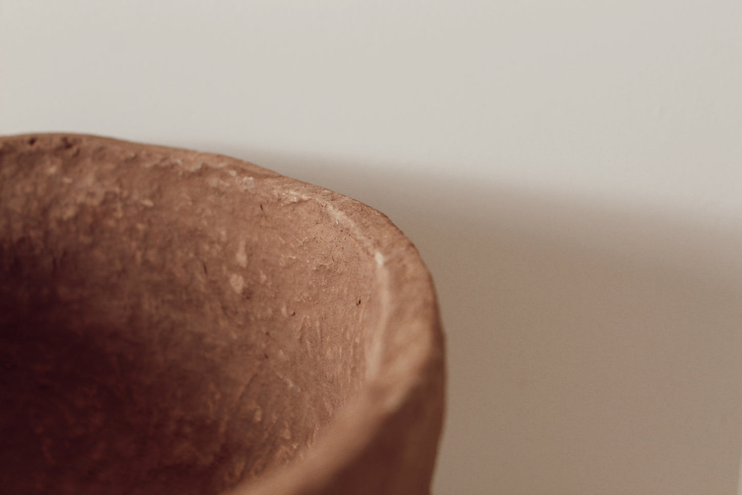 Papier maché deep bowl