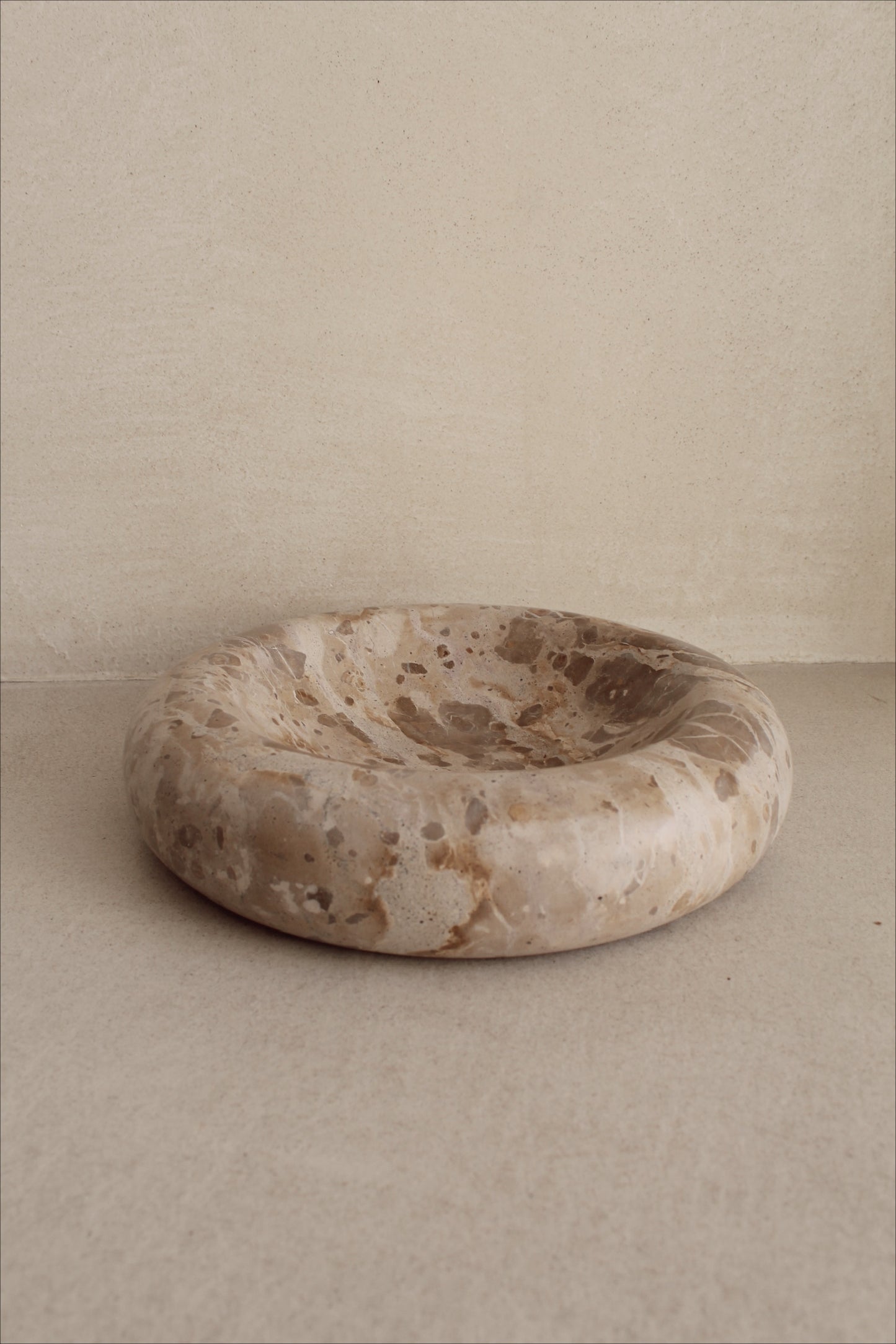 Marble bowls - brown