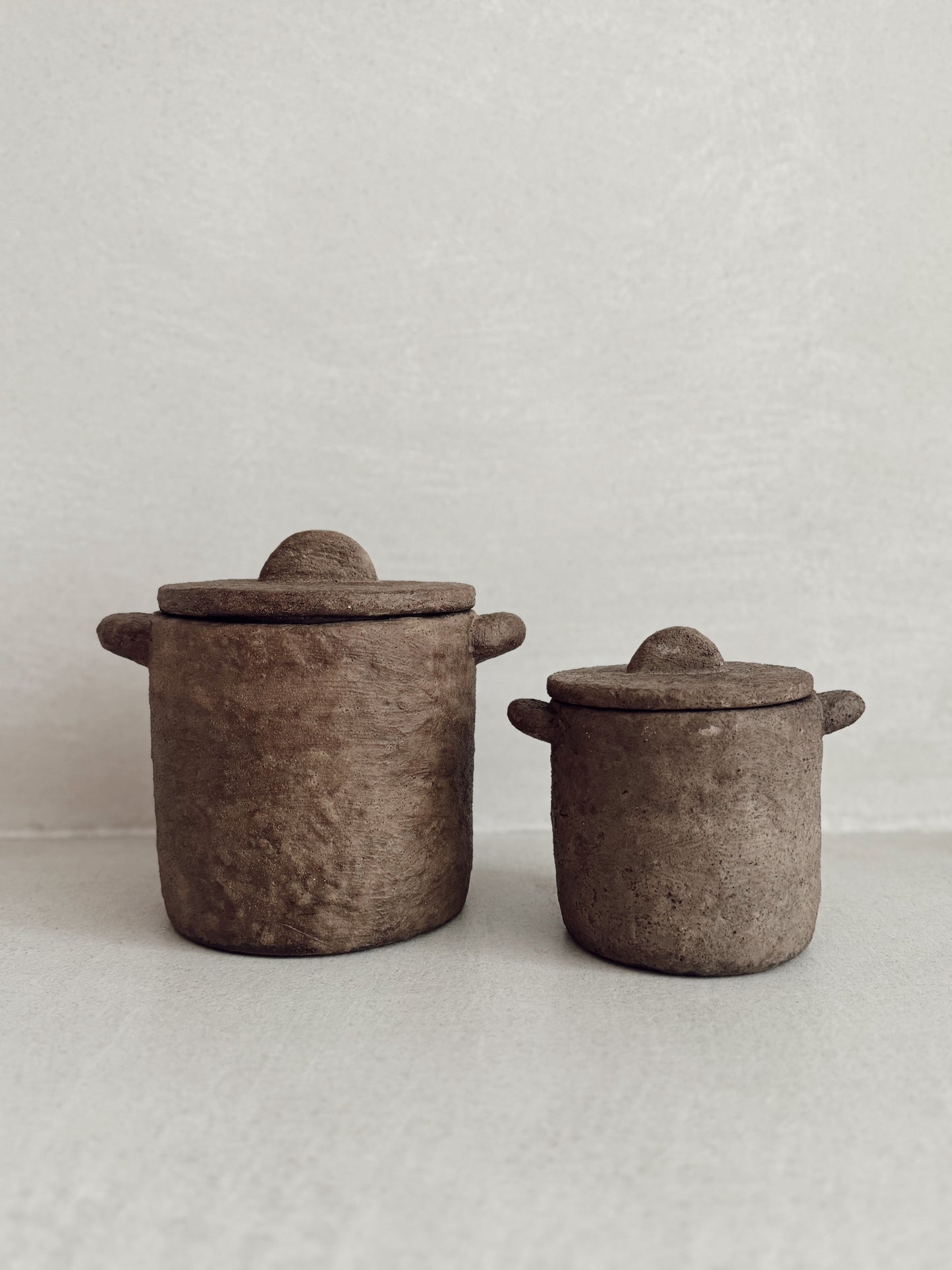 Cement Jar Brown