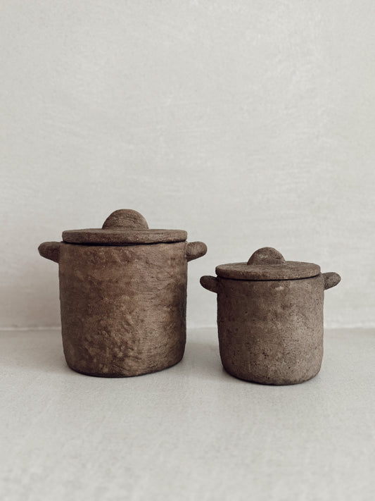 Cement Jar Brown