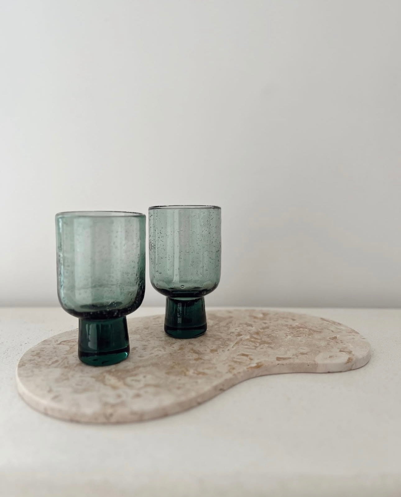 Footy glass Green