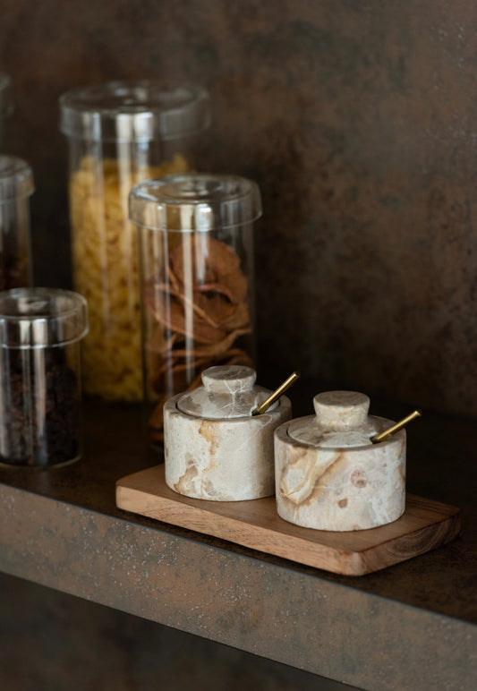 Marble spice set