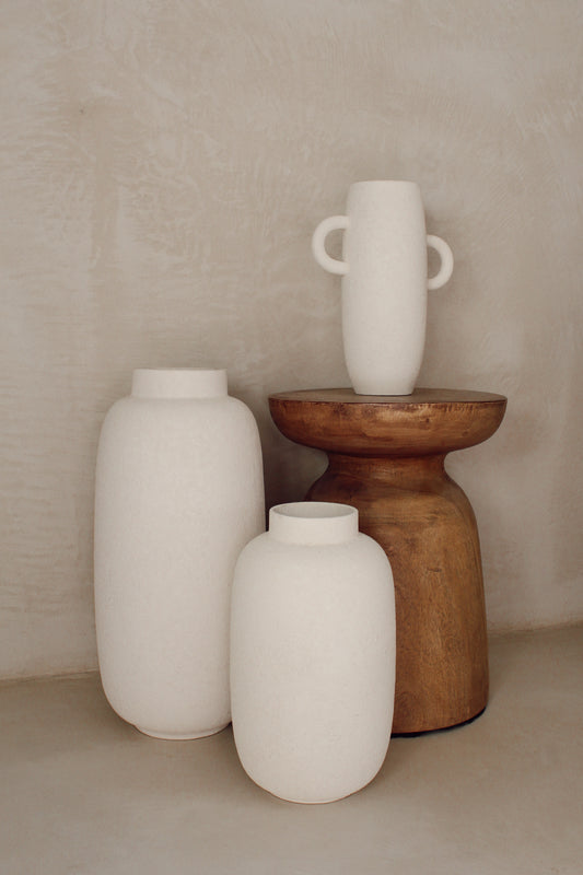 Eivissa vase - white