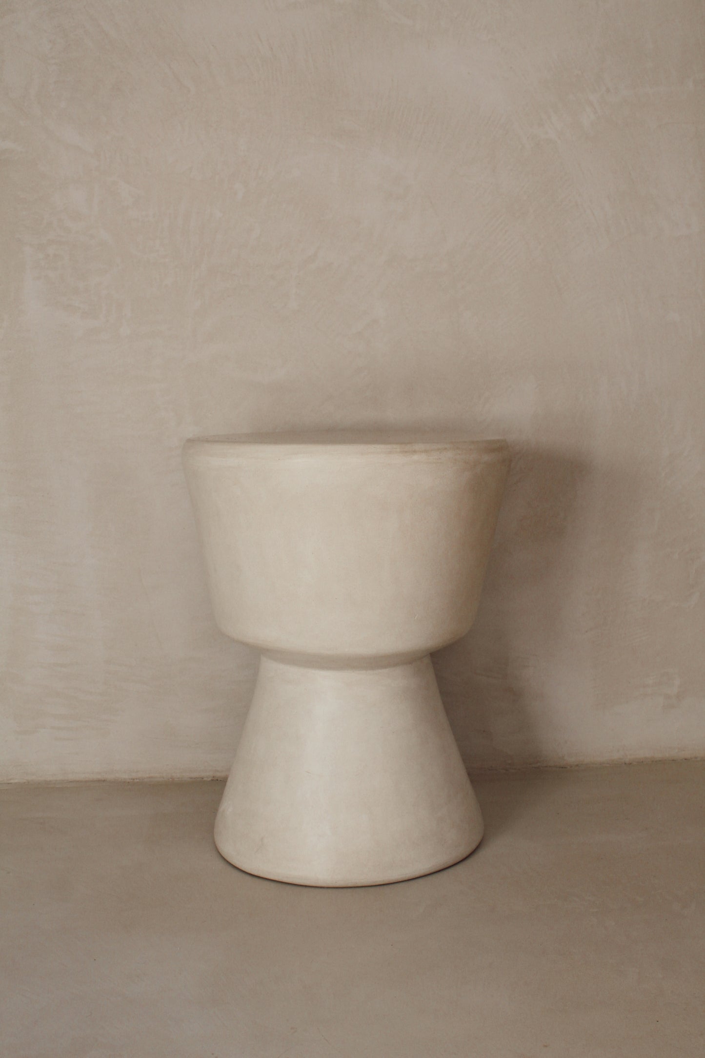 Tadelakt side table