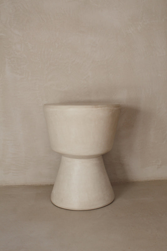 Tadelakt side table