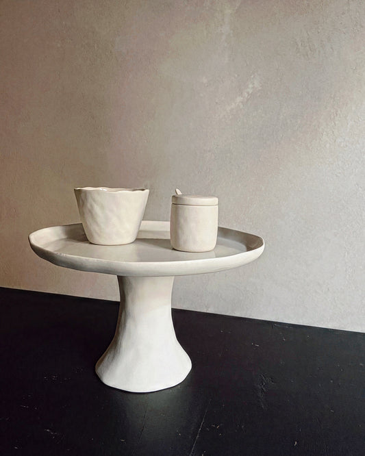 Stoneware apero stand